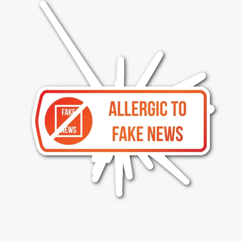 Announcement Stickers: Fake News