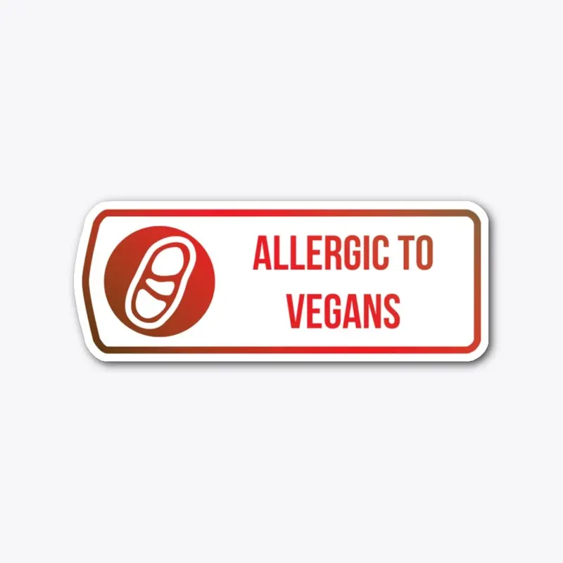 Announcement Stickers: Vegans