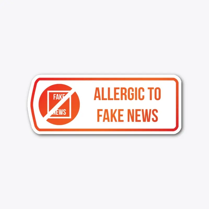 Announcement Stickers: Fake News