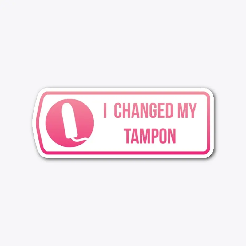 Announcement Stickers: Tampon