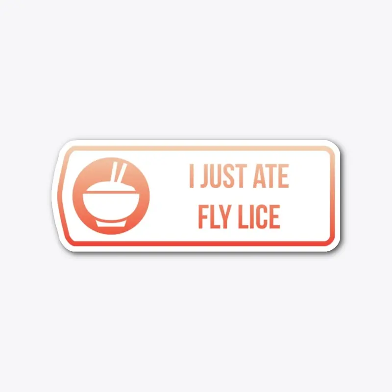 Announcement Stickers: Fly Lice